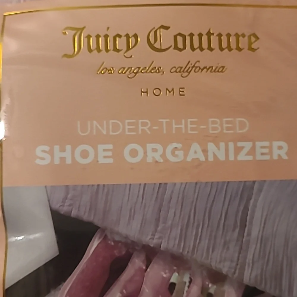 Juicy Couture Pink Shoe Storage Solution